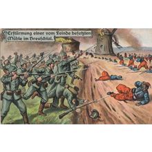 German Military Frontline WW1 Battle 1915 Sent From Soldier Postcard