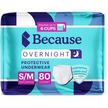 Because Overnight Absorbency Pull Ups - Adult Disposable Incontinence Underwear,