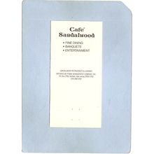 New Jersey Fairfield Matchcover Cafe Sandalwood~3239
