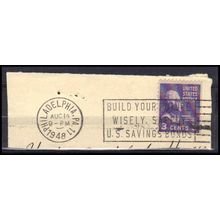 Used 807 3c Thomas Jefferson Fine Philad P11 BPS E1605