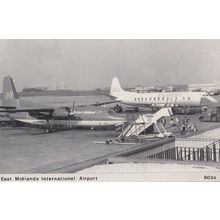 East Midlands Manchester Airport 3x Airports Postcard s