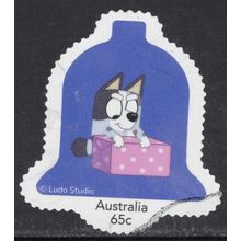AUSTRALIA: 2024, MERRY CHRISTMAS BLUEY, USED SELF-ADHESIVE MY STAMP. 119