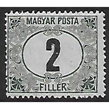 Po Mi 52 (**): 2 f. deep green/black Postage Due Stamp: Art Nouveau Frame