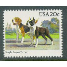 2098-2101 20c Dogs Fine MNH Zip Copyright Blk/8 UL L07150