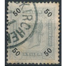 Emperor Franz Josef I: 50h - Austria 1899 - FH - MiNr 79A (A)