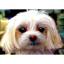 Little Lord Malty - Tree Free Greeting Card - 14186