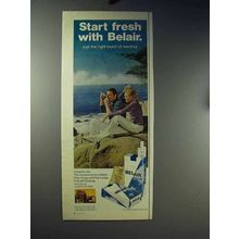 1971 Belair Cigarettes Ad - Start Fresh