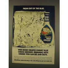 1976 Wish-Bone Chunky Blue Cheese Dressing Ad