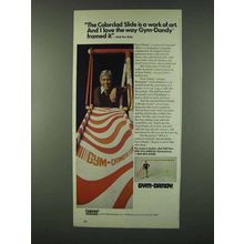 1978 Gym-Dandy Colorclad Slide Ad - Dick Van Dyke
