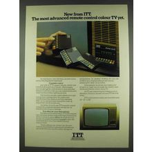 1978 ITT Remote Control Television Ad - Most Advanced