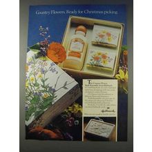 1978 Hallmark Country Flower Bath Ensemble Ad
