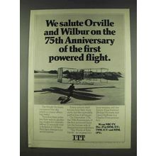 1978 ITT The Winds of Kitty Hawk Ad - We Salute