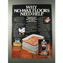 1981 S.C. Johnson Brite Ad - No-Wax Floors Need Help
