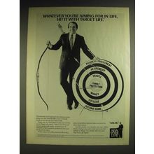 1984 New York Life Insurance Ad - Whatever you're aiming for in life
