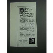 1984 New York Life Insurance Ad - Torn Between