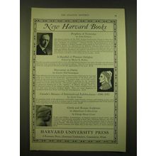 1924 Harvard University Press Ad - Prophets of Yesterday by John Kelman