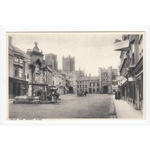 The Market Place Wells Somerset Postcard