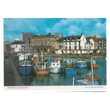 THE BARBICAN, PLYMOUTH, DEVON unused vintage postcard bought 1994 =