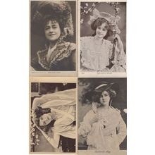 Miss Gertie Miller On Swing Mable Green Ethel Irving 4x Postcard s