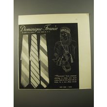 1954 Dominique France Marocain Ties Advertisement