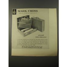 1954 Mark Cross Attache with Stowaway Advertisement
