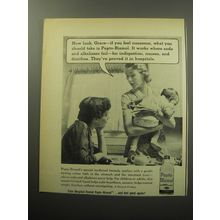 1957 Pepto-Bismol Medicine Ad - Now look, Grace - if you feel nauseous