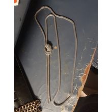 womens silvertone knotted rope chain