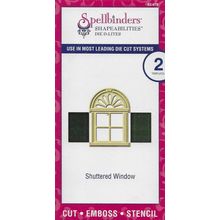 Spellbinders. Shuttered Window Die Set. Die Cutting Cardmaking Scrapbooking