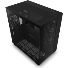 NZXT H9 Flow Dual-Chamber ATX Mid-Tower PC Gaming Case – High-Airflow Perforated