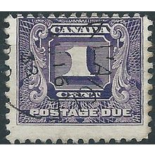 Canada 1930 D9 1c Bright Violet Postage Due Good/Fine Used .. ..