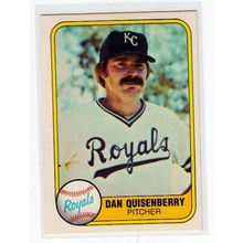 1981 Fleer Dan Quisenberry baseball card #31 – Royals