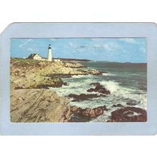 ME Portland Lighthouse Postcard Portland Head Lighthouse lighthouse_box1~177