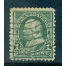 Used 279 1c Benjamin Franklin Fine M04246