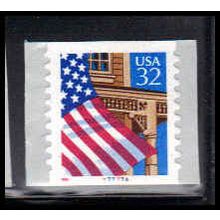 2915A 32c U.S. Flag Over Porch Very Fine MNH CNS 77777A P/UL PA2653