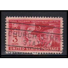 Used 985 3c Grand Army of Republic Very Fine KA7772