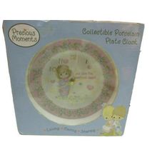 2004 Precious Moments porcelain collectible plate clock