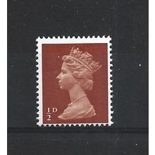 GB.SG723 1/2d Orange-Brown.Mounted Mint.Jul25