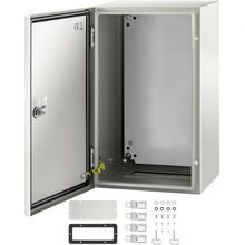NEMA Steel Enclosure, 20 x 12 x 10'' NEMA 4X Steel Electrical Box, IP66 Wate...