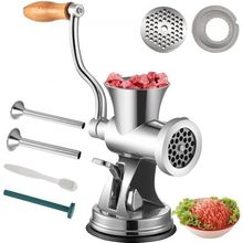 Meat Grinder Manual 304 Stainless Steel Hand Operated Meat Grinder Multifunc...