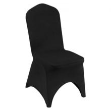 Stretch Spandex Folding Chair Covers, Universal Fitted Arched Front Cover, R...
