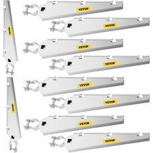 Barbed Wire Arm Set of 10 Extend Arm Barbed Wire for 1-3/8" Top Rail Chain-L...