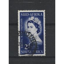 SouthAfrica.1953 Coronation stamp.Fine Used.Aug25c