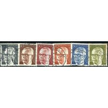 1970/1973 6 different values - fine used (o)