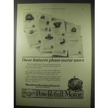 1922 Wagner Pow-R-Full Motors Ad - Features Please