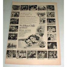 1944 The White Cliffs of Dover Movie Ad - Irene Dunne