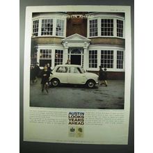 1960 Austin Seven Car Ad - Looks Years Ahead
