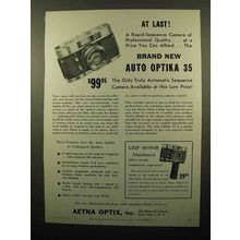 1960 Auto Optika 35 Camera Ad - At Last!