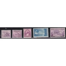 727 3c Washington's Hdqs Just Clears MNH VA0102b