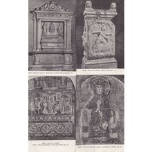 Rome Italy Chiesa Di Saint Clemente Mitra Altare Bambino 4x Antique Postcard s