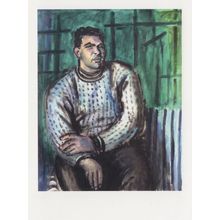 Eduardo Luigi Paolozzi Pop Art Painter Sculptor Painting Postcard